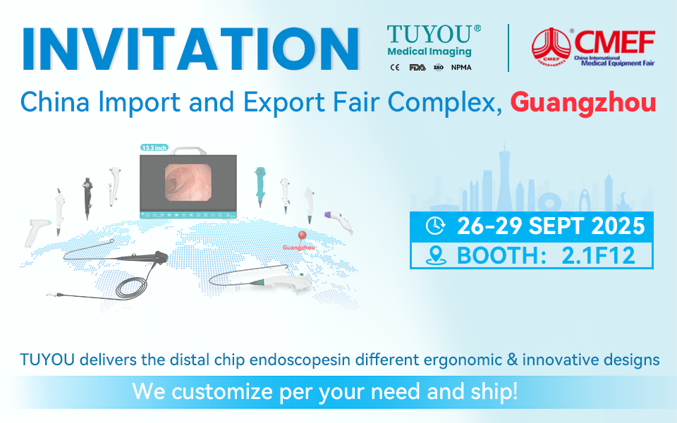 Latest company news about 【CMEF 2025 Guangzhou Exhibition】TUYOU® Endoscope Camera Revolution 360°