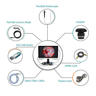Buy 24 Inch Flexible And Rigid FHD Endoscope Camera System With Playback And 2 USB Storage Function online manufacture