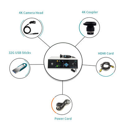 Buy TUYOU TU-D90TA 4K Endoscope Camera with 7-inch Touch Display Dual USB Ports One-touch Freeze and White Balance for Medical Imaging online manufacture