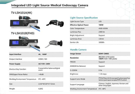 Buy 4K Endoscope Camera with HDMI/SDI Output One-touch Freeze and Dual USB Ports for Medical Endoscope Imaging System online manufacture
