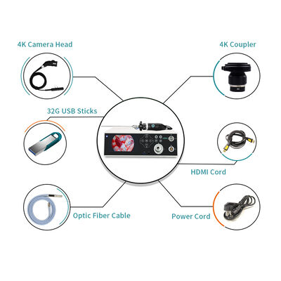 buy 4K Medical Endoscopic Camera System 6-inch Built-in Display Integrated 100W LED Light Source & Recorder, SONY CMOS, Multi Interfaces for Laparoscopy, ENT, Arthroscopy Endoscopy Surgery online manufacture