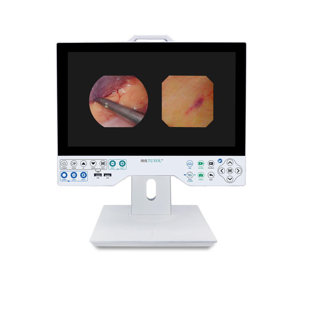 15 Inch FHD Flexible And Rigid Endoscope Camera System With Playback ...