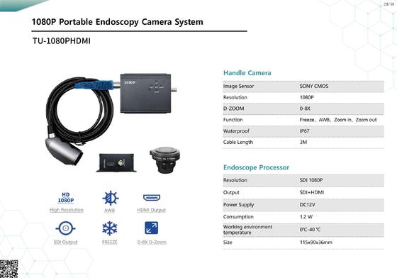 TUYOU TU-1080 1080P Portable Medical Endoscope Camera with HDMI/SDI