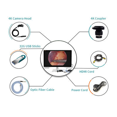 TUYOU 27LSD1A 4K 27 Inch Endoscope Camera with 8 Hours Battery Life IPX8 Waterproof and 2 Years Warranty for ENT Laparoscopy Hysteroscopy Urology
