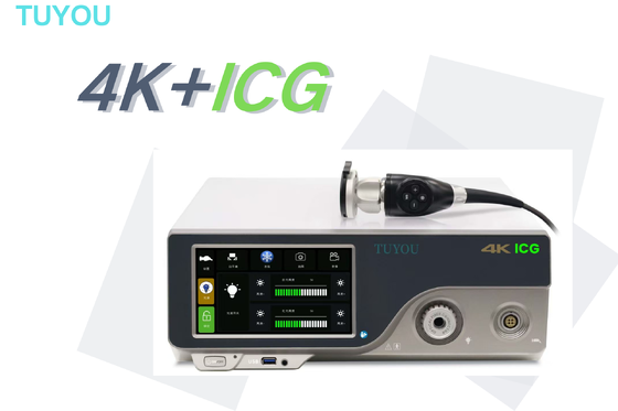 7 Inch Touch Screen 4K ICG Fluorescence Endoscopic Camera System Dual 2CMOS Surgical Laparoscopy Imaging Equipment