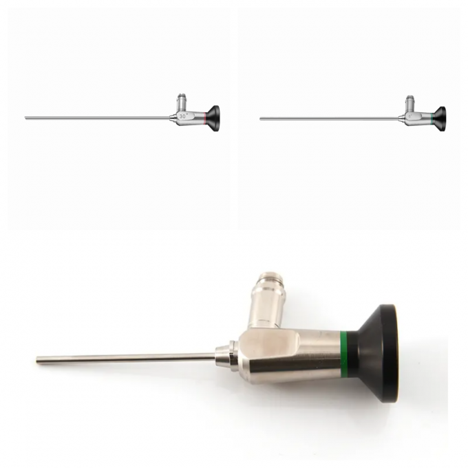 thumbnail interactive-video image 1 of 30° Auriscope ENT Rigid Fiber Optic Lens – ø2.7x110mm – Ear Mirror Speculum – Sunshine 1 of 2