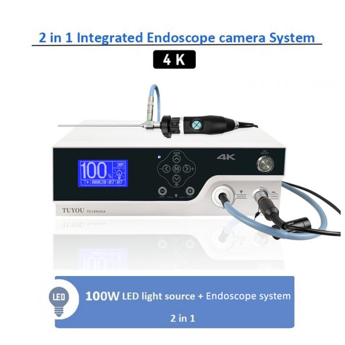Ultra HD 4K Endoscopy System Equipment With LED Cold Light Source For Laparoscopy Hysteroscopy 0