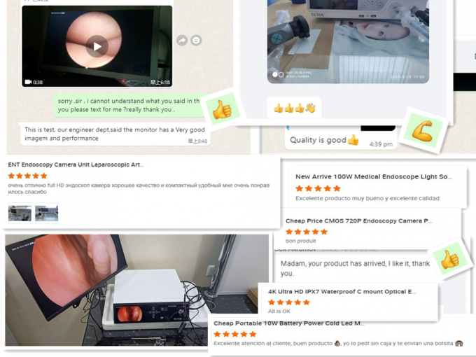 Full HD Endoscope Medical Camera 100W Light Source For ENT Urology Gynecology Ophthalmology 3